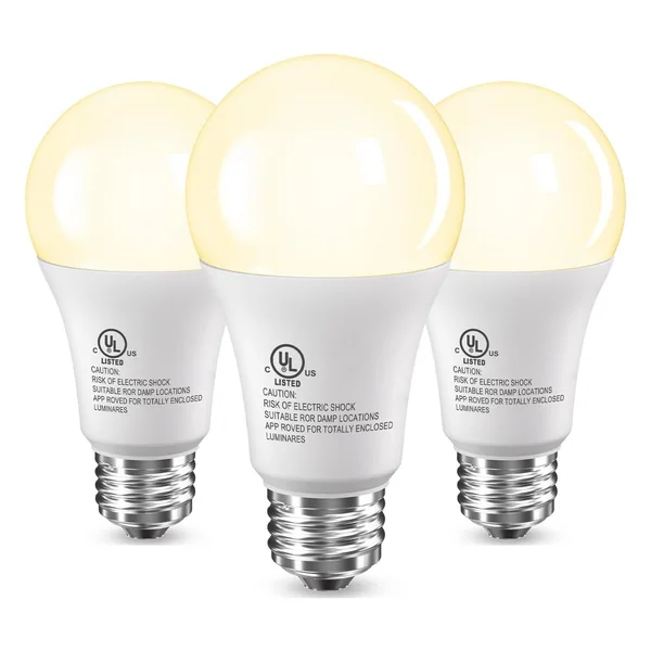 TJOY A19 LED Light Bulb, 100W Equivalent, 2700K