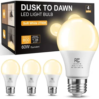 TJOY Dusk-to-Dawn A19 LED Bulb