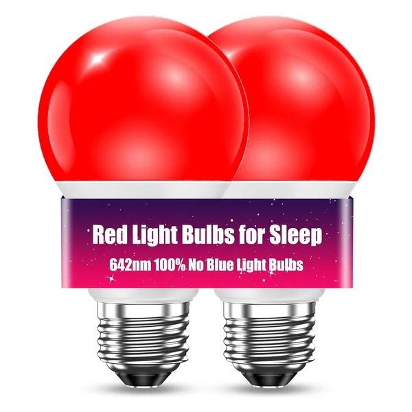 TJOY Red LED Light Bulb, Dimmable