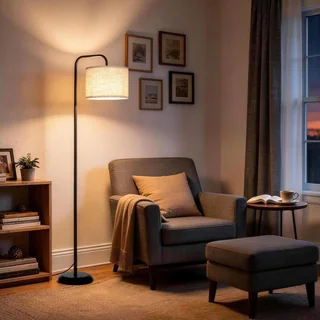 Standing Floor Lamp with 3-Color Bulb, thumbnail 5