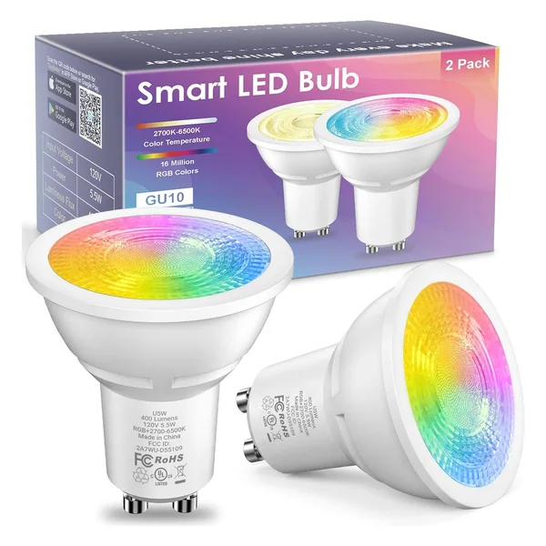 TJOY Smart GU10 LED Bulb, Color Changing